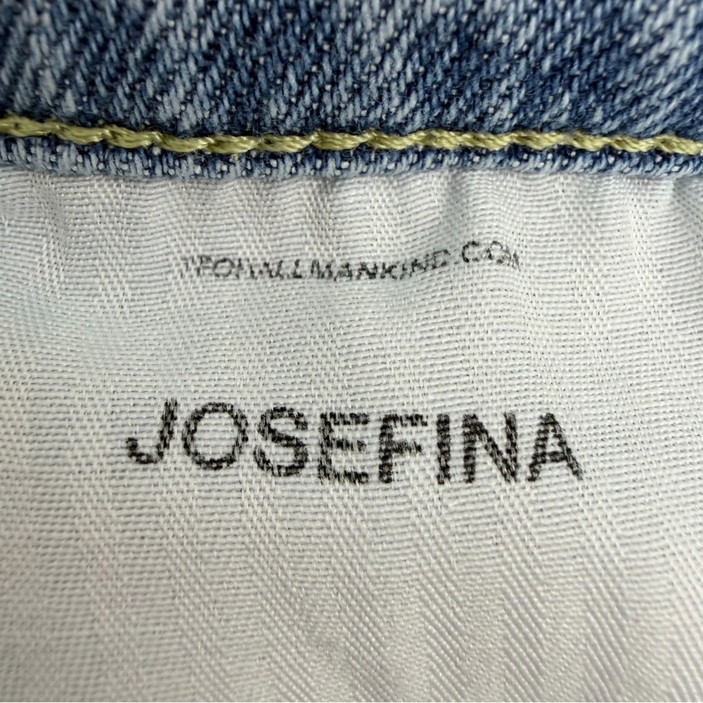 7 for All Mankind Size 25 Luxe Vintage Josefina Slimmed Down Boyfriend Jeans - Picture 12 of 13